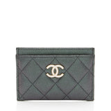 Chanel Iridescent Caviar Leather CC Card Holder