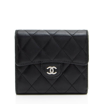 Chanel Lambskin Classic Small Flap Wallet
