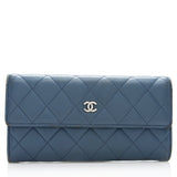 Chanel Lambskin Long Flap Wallet - FINAL SALE (SHF-18689)