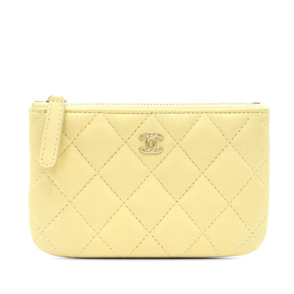 Chanel Lambskin Mini O Case Pouch (SHG-ubGuHV)