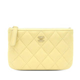 Chanel Lambskin Mini O Case Pouch (SHG-ubGuHV)
