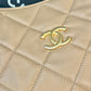 CHANEL CC QUILTED LAMBSKIN HOBO BAG