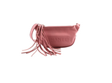 Chanel Lax Crossbody Bag Pebbled Leather Pink
