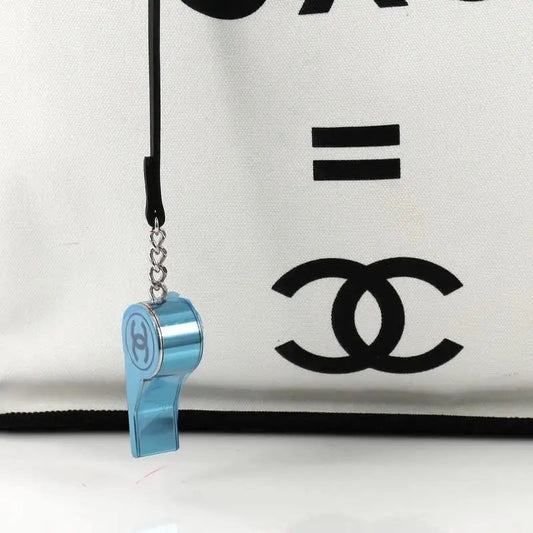 CHANEL LET'S DEMONSTRATE CANVAS TOTE BAG