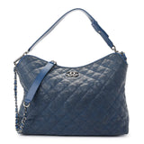 CHANEL CAVIAR QUILTED FRENCH RIVIERA HOBO BAG-HS
