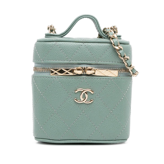 Chanel Mini CC Caviar Vanity Case