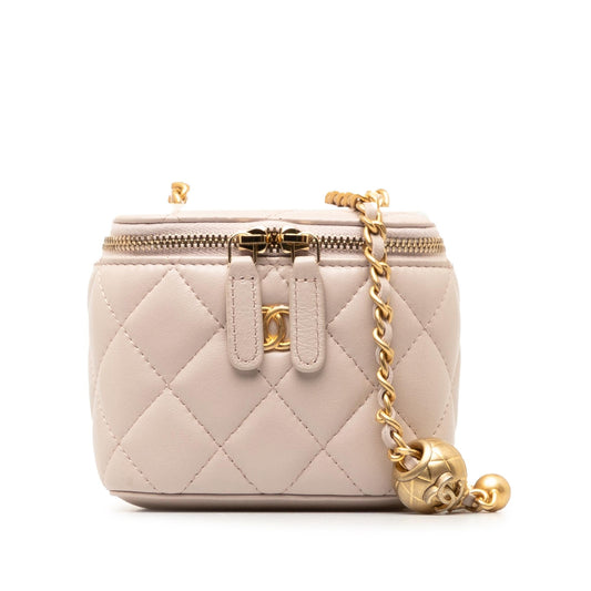 Chanel Mini Lambskin Pearl Crush Vanity (SHG-NxWTyw)
