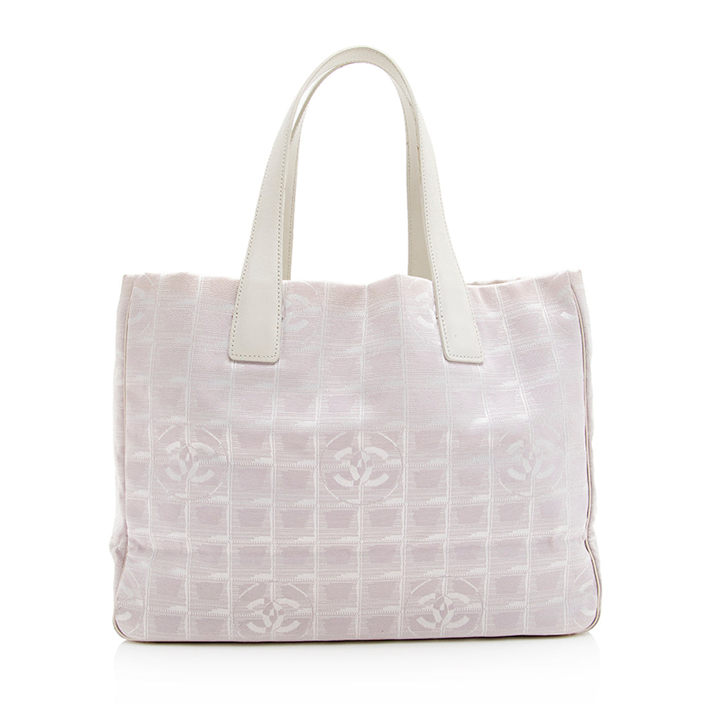 Chanel   Nylon Travel Line Large Tote (SHF-20093)