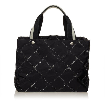 Chanel Old Travel Line Nylon Tote Bag (SHG-28505)