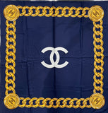 CHANEL PARIS 31 RUE CAMBON CC SILK SCARF