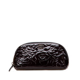 Chanel Patent Camellia Cosmetic Pouch