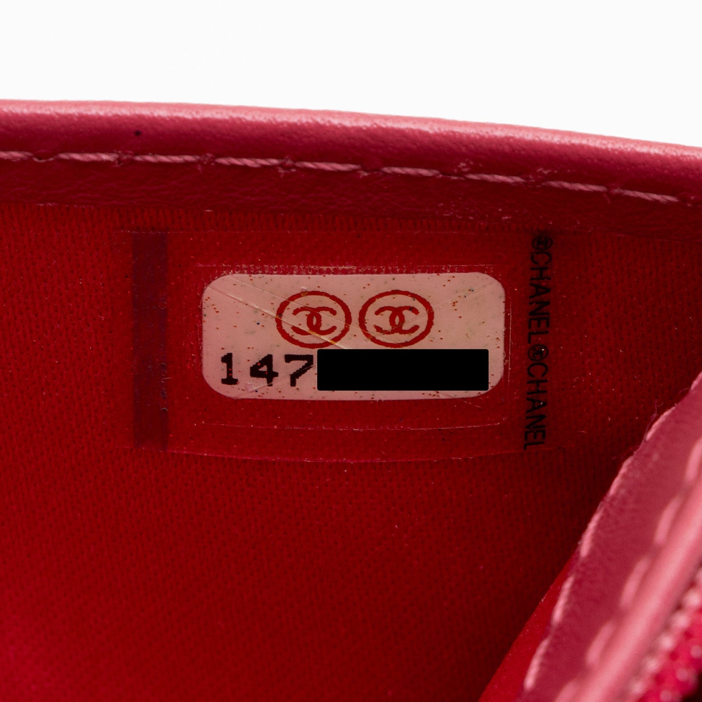 Chanel Patent Leather Camellia CC Yen Wallet