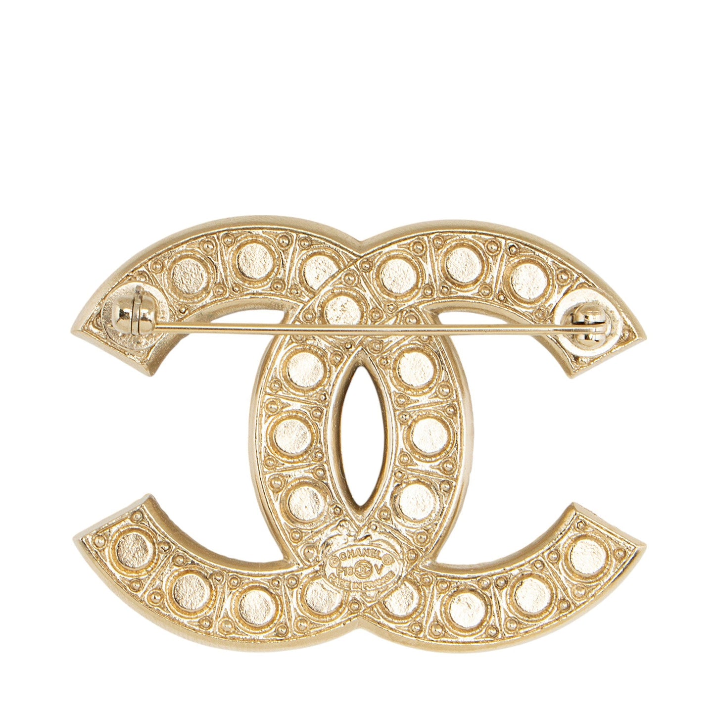 Chanel Pearl CC Brooch (SHF-KY02qw)