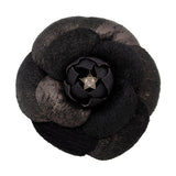 Chanel Pony Hair Camellia Brooch - FINAL SALE (SHF-18552)