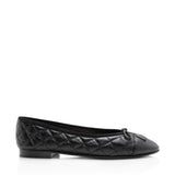 Chanel Quilted Calfskin Cap Toe Ballet Flats - Size 10 / 40 (SHF-22171)