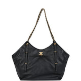 CHANEL QUILTED CALFSKIN LEATHER MAXI SHOPPING BAG