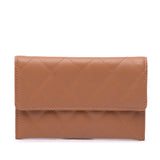 Chanel Quilted Lambskin Flap Card Holder
