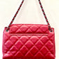 CHANEL CC QUILTED CALFSKIN LARGE FLAP BAG