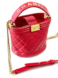 CHANEL QUILTED CALFSKIN LEATHER BOY BUCKET BAG