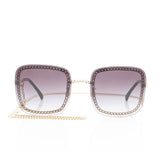 Chanel Square Removable Chain Around Sunglasses