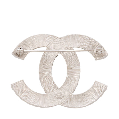 Chanel Strass Crystal CC Brooch (SHF-hag6UD)