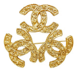 Chanel Triple CC Brooch (SHG-EvYBHU)
