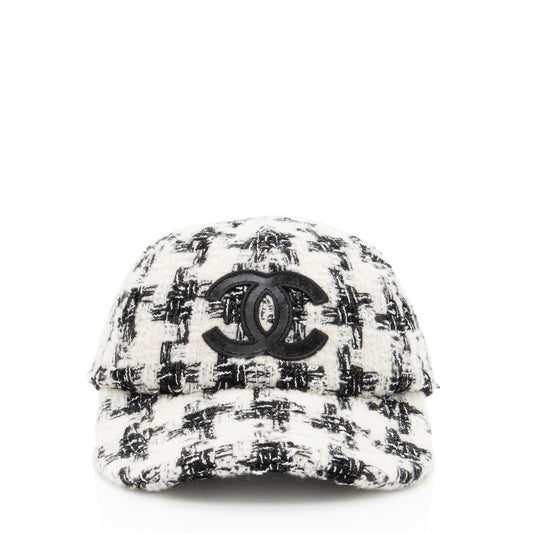 Chanel Tweed CC Baseball Hat - Size M