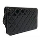 Chanel Quilted Patent Wallet on Chain WOC