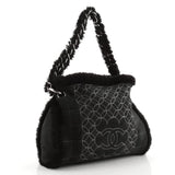 CHL -  SQUARE STITCH QUILTED SHEARLING TOTE BAG