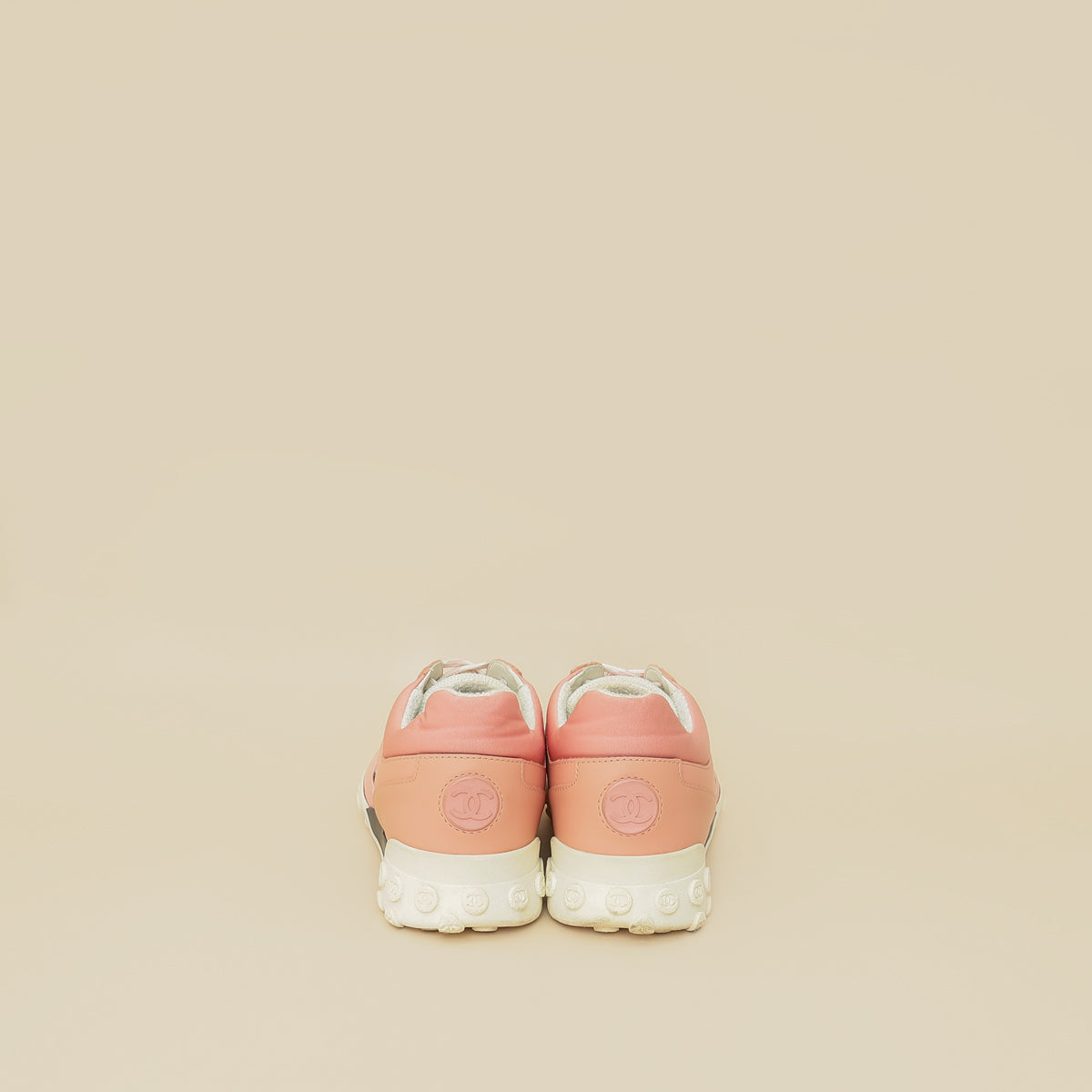 Chanel Bicolor Logo Mesh Sneakers 38.5