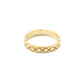 Chanel 18K Yellow Gold Mini Coco Crush Ring Size 4