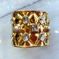 CHANEL RHINESTONE CUFF BRACELET