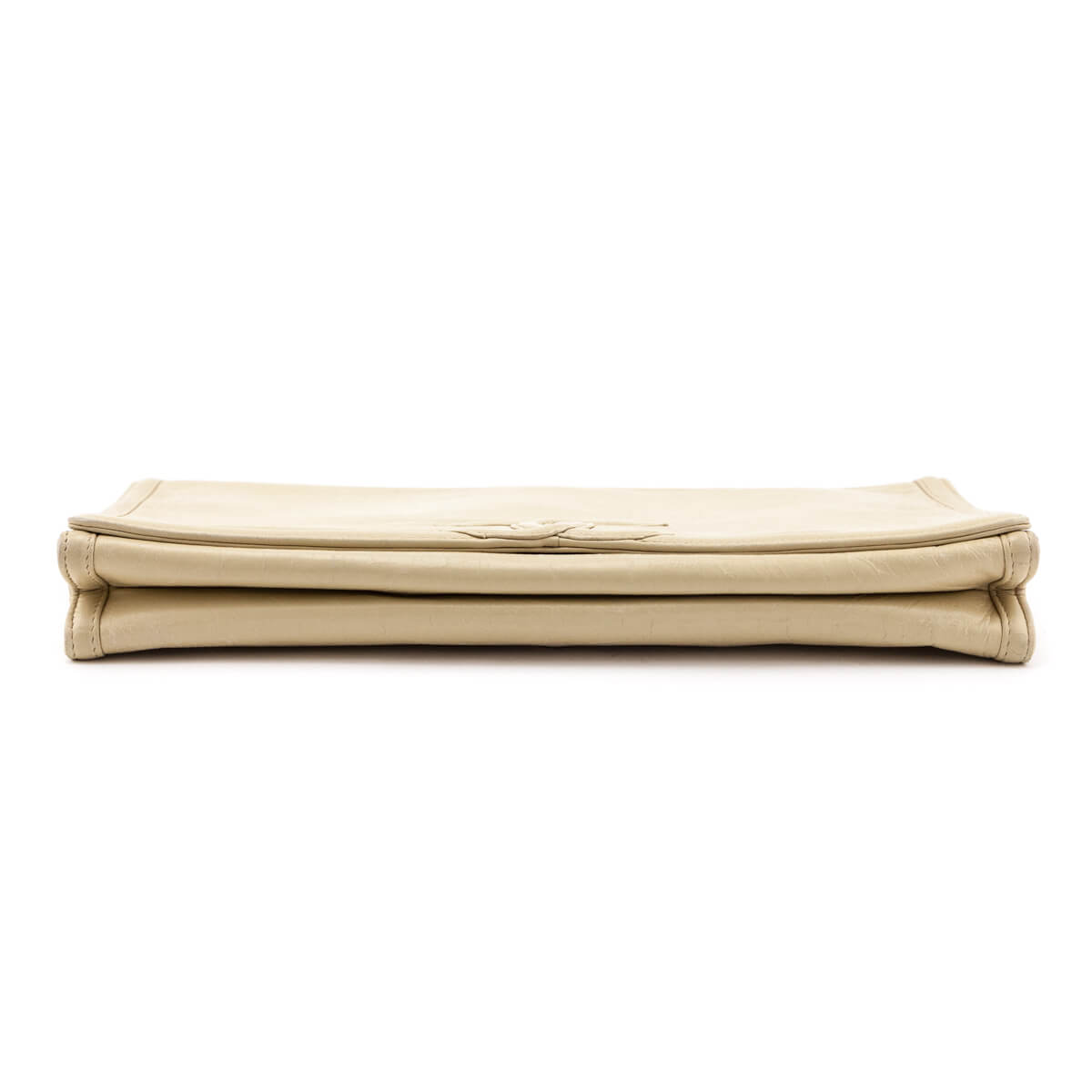 Chanel Beige Lambskin   CC Clutch
