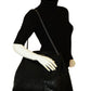 Chanel Black Python CC Accordion Large Chain Tote Bag