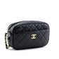 Chanel Black Quilted Lambskin Small Timeless Camera Case