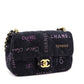 Chanel Black Quilted Small Denim Mood Rectangular Flap Bag