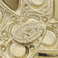 Chanel Light Gold CC Pearl Brooch