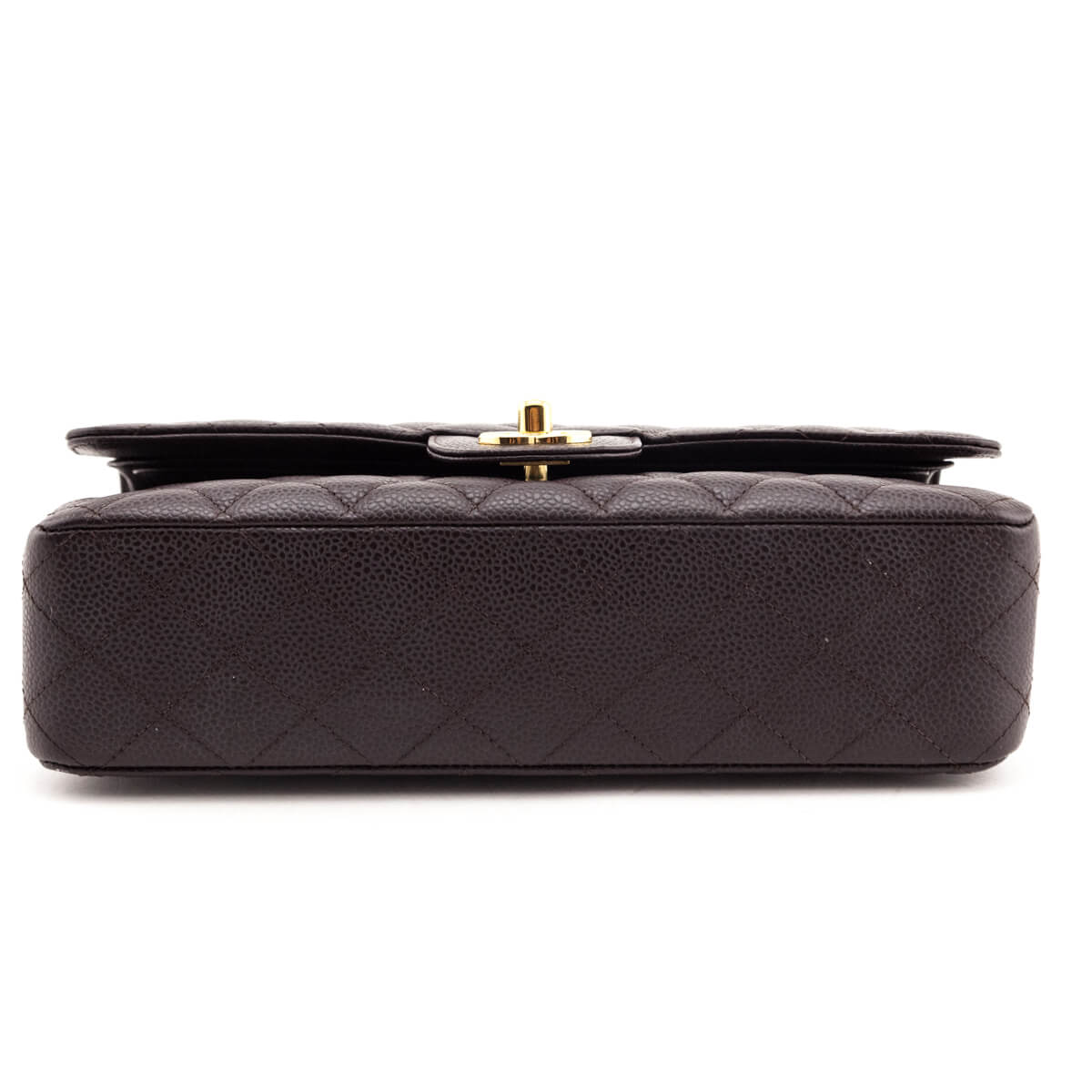 Chanel Brown Caviar Medium Double Flap Bag
