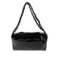 CHANEL PATENT LEATHER CAMELLIA FLOWER BAG