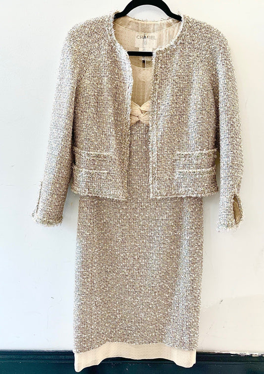 CHANEL DRESS & BLAZER