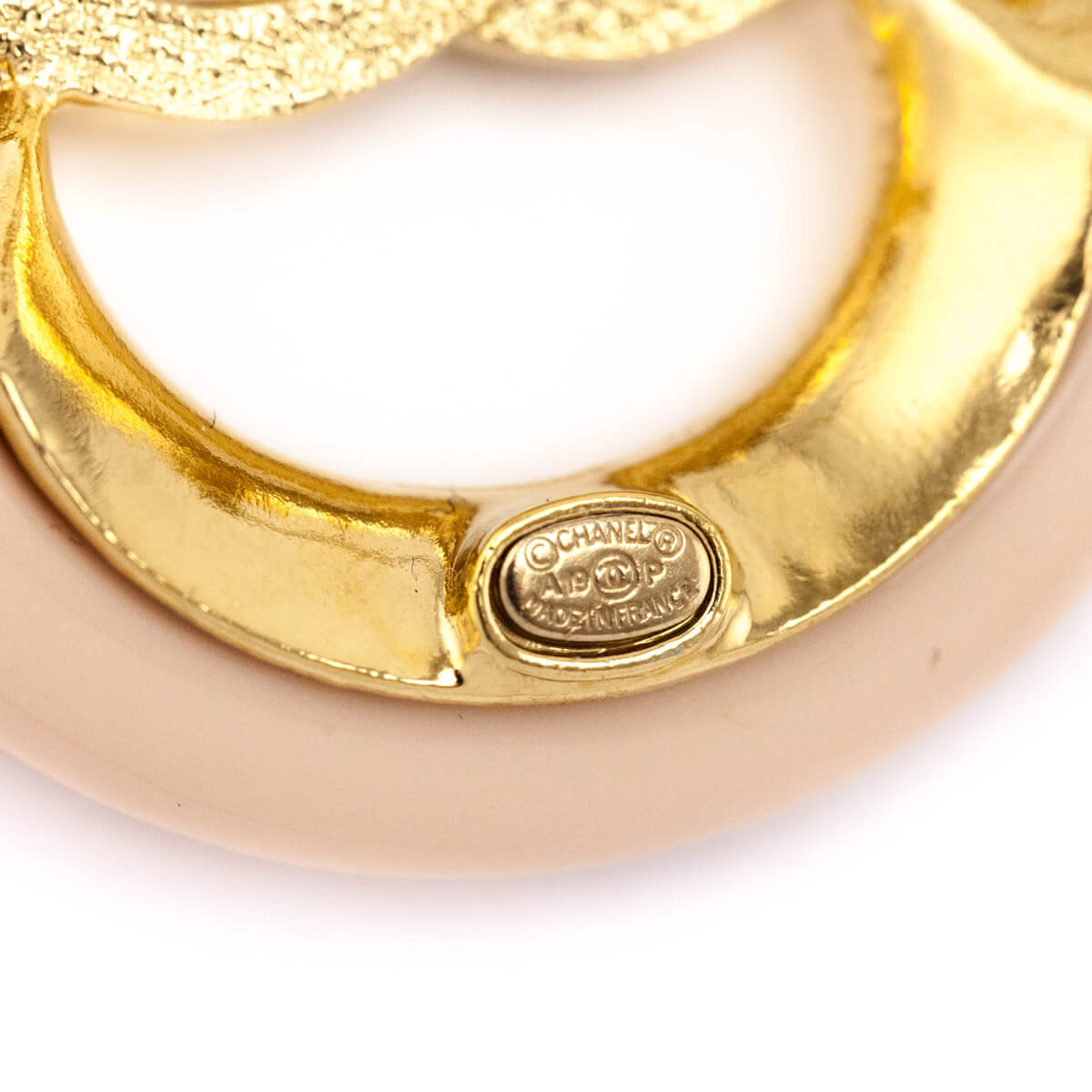Chanel Resin CC Brooch