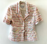 CHANEL TWEED SHORT-SLEEVE JACKET