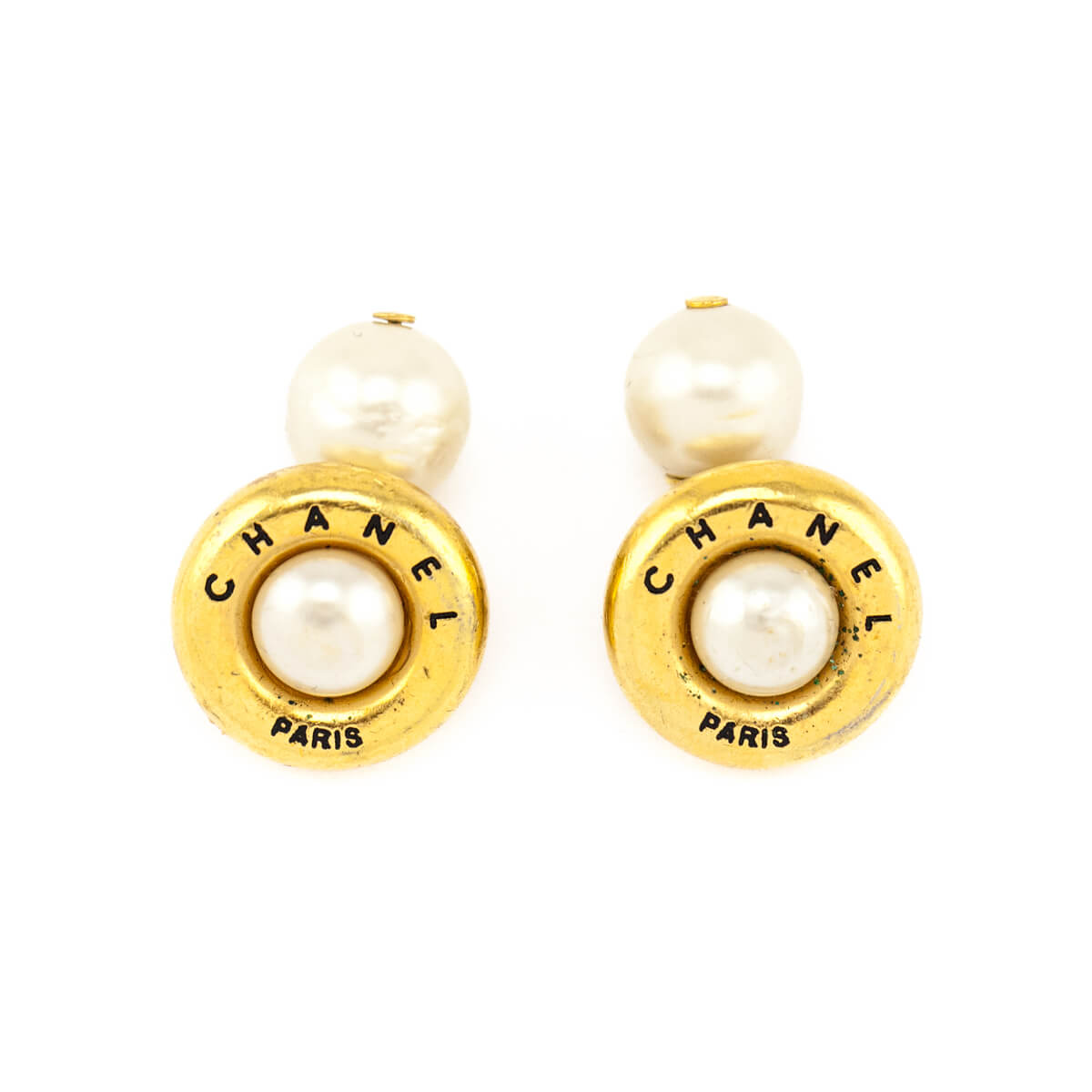 Chanel Pearl   Cuff Links