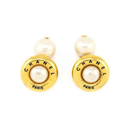 Chanel Pearl   Cuff Links