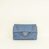 Chanel Blue Classic Jumbo XL Flap Maxi Bag