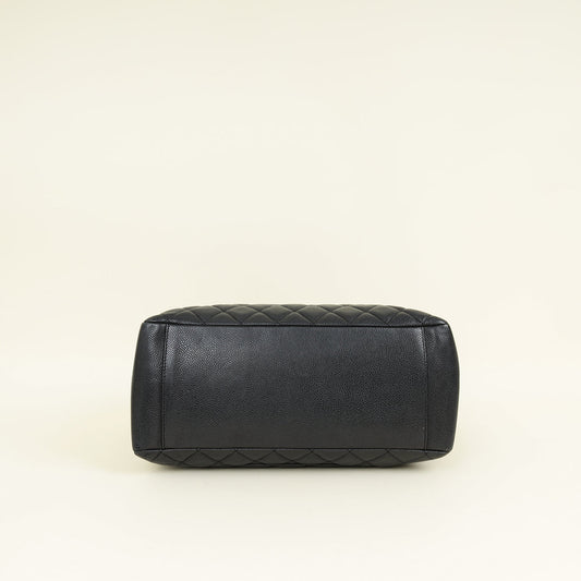 Chanel Black CC GST Tote Bag