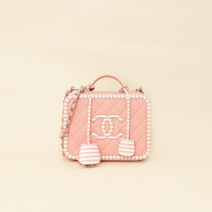 Chanel Bicolor CC Filigree Medium Vanity Case