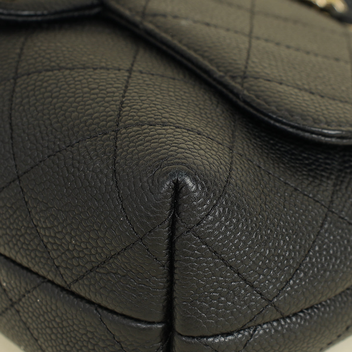 Chanel Black CC City Walk Flap Small Bag