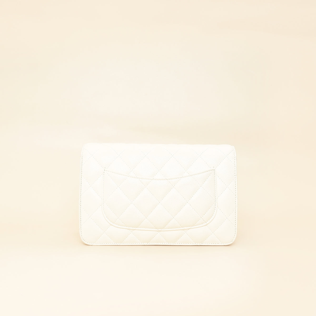 Chanel White Classic Wallet on Chain