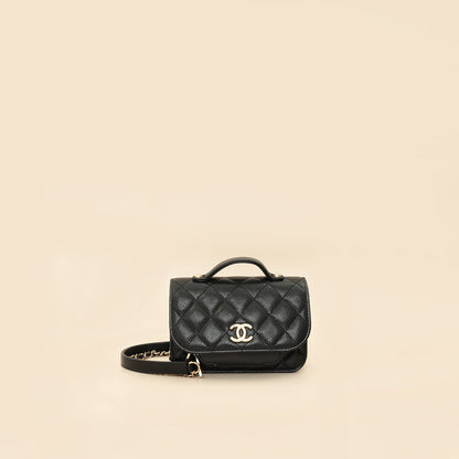 Chanel Black Business Affinity Mini Bag